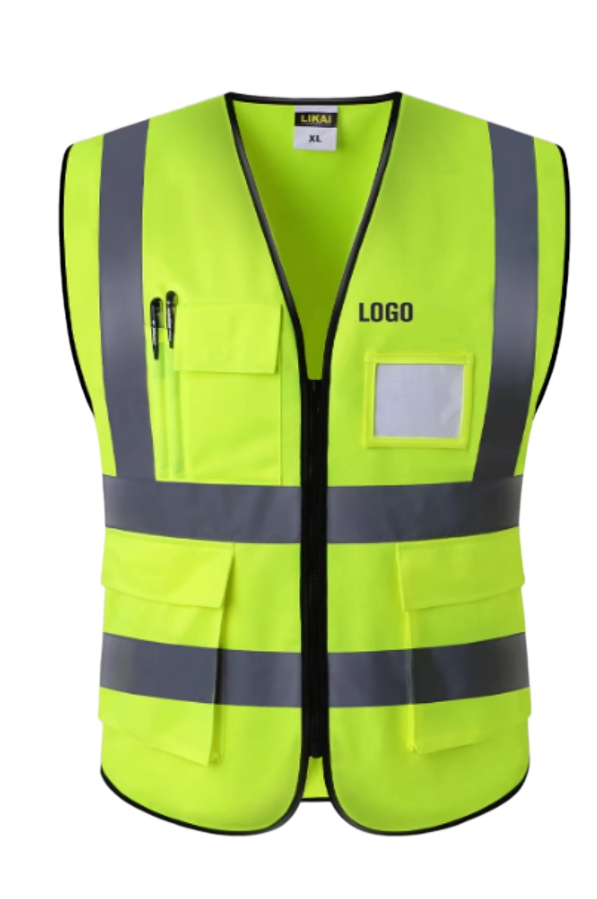 螢光黃標準款反光安全背心
